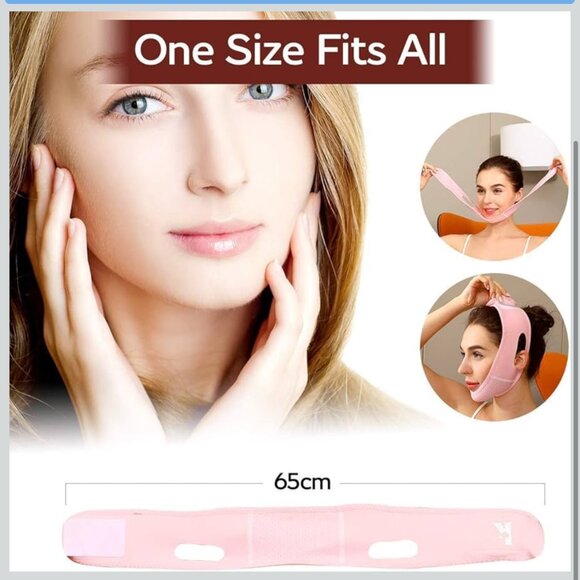 Facial Slimming Chin Reducer Face Lifting V Line Mask Reusable (SKU: 255MI) - Picture 3 of 6